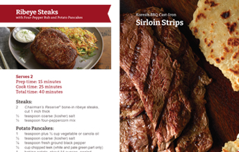 Chairman's Reserve summer recipe booklet