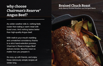 Chairman's Reserve winter recipe booklet