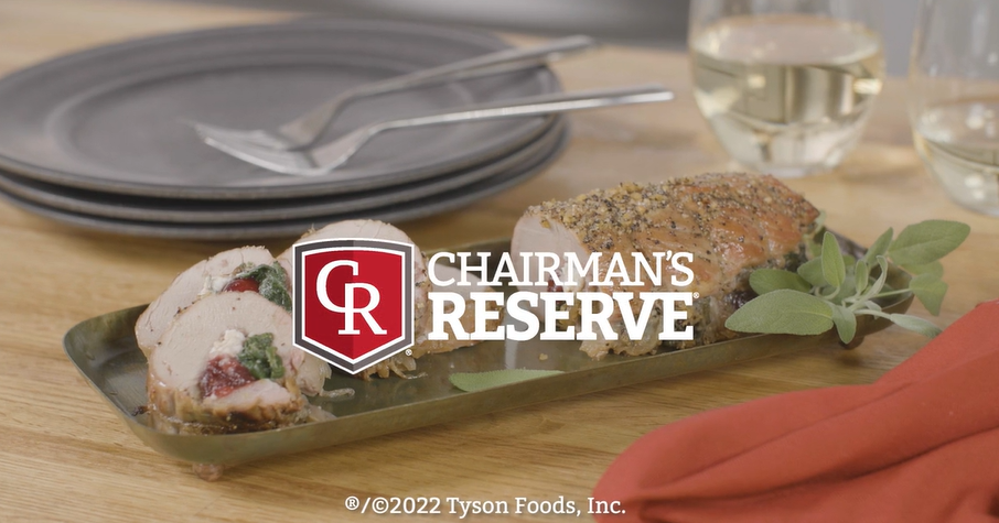 Holiday Stuffed Pork Tenderloin